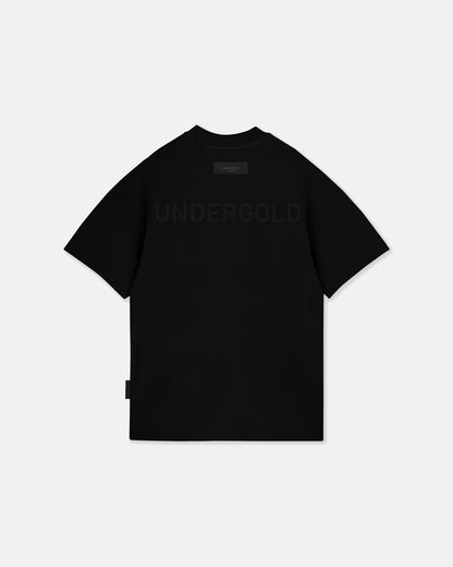 Line logo tshirt Black