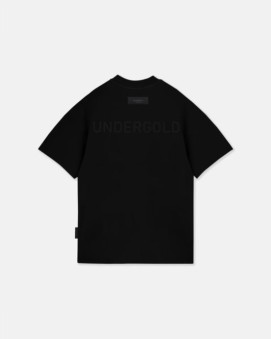 Line logo tshirt Black