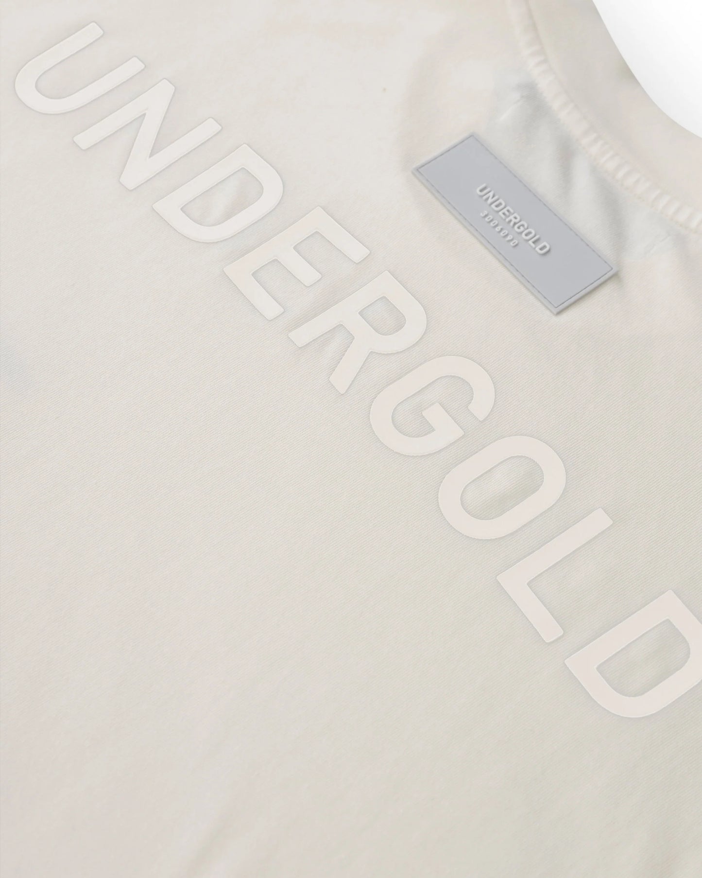 Line logo tshirt Cream