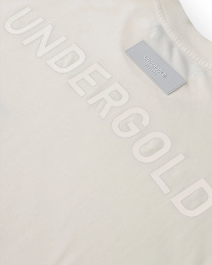 Line logo tshirt Cream