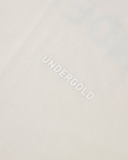 Line logo tshirt Cream