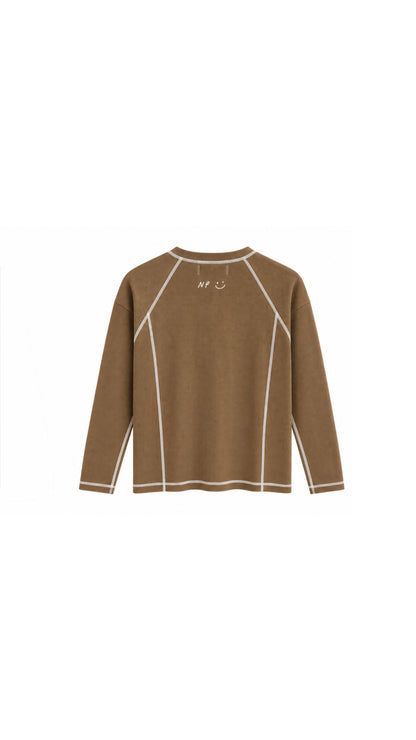 Waffle long sleeve tee