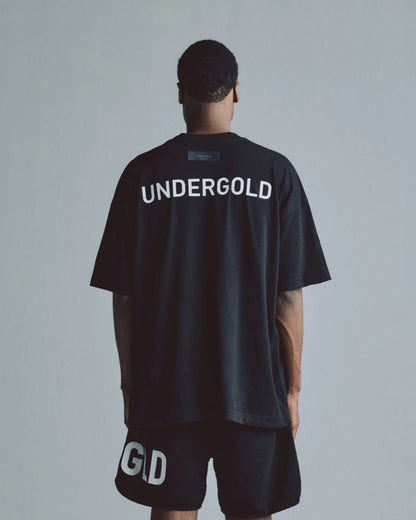Undergold T-shirt oversized black