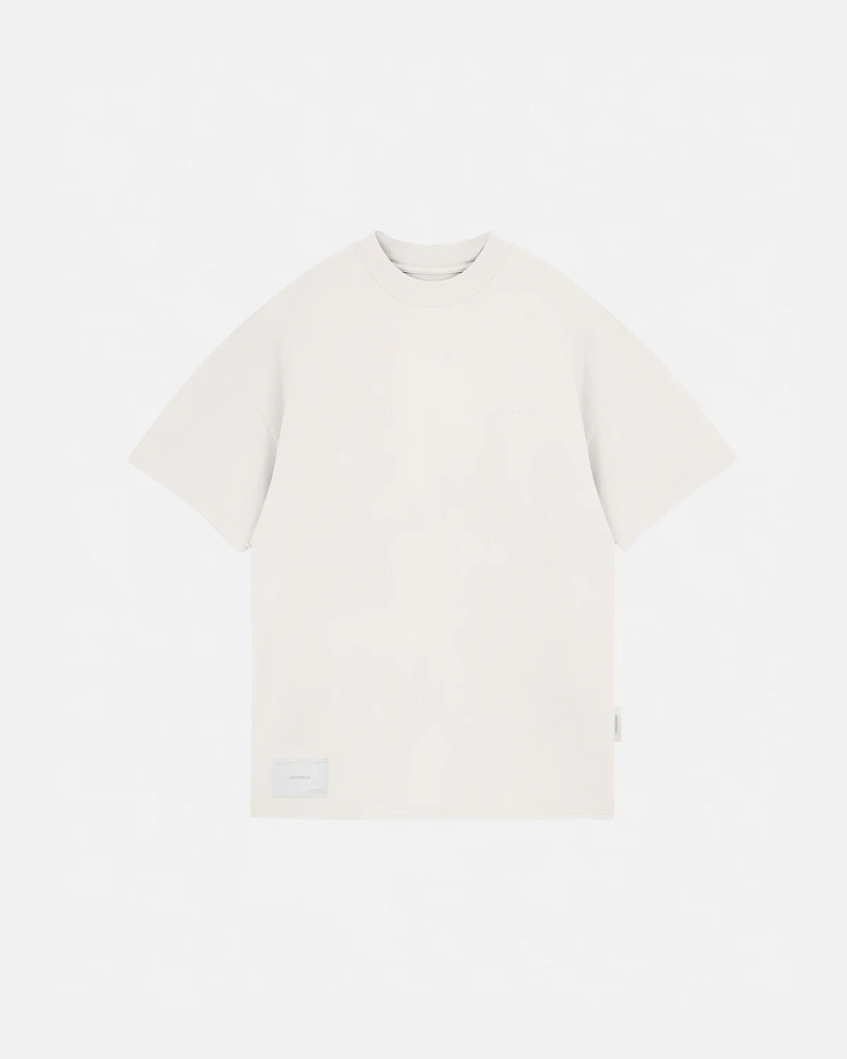 Line logo tshirt Cream