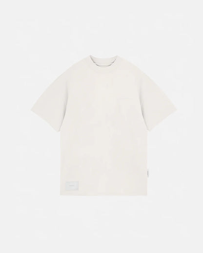 Line logo tshirt Cream